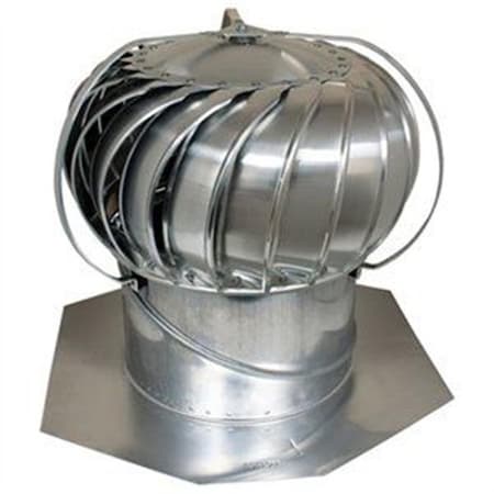 Air-Vent Air Vent 259025 12 in. Mill Externally Braced Aluminum Turbine 259025